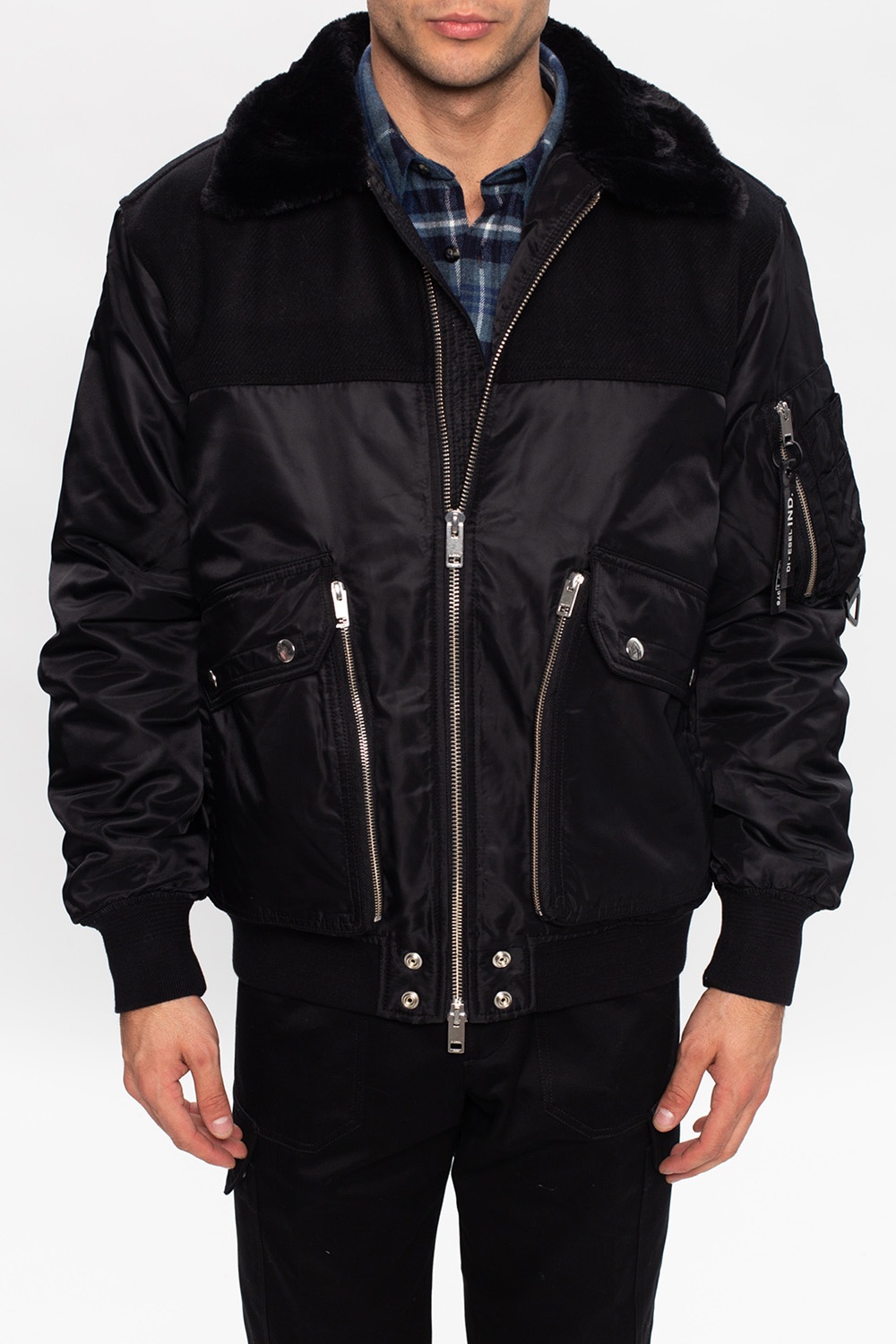 Diesel Jacket w/ several pockets | Men's Clothing | Vitkac